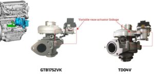 Freelander 2 turbo actuator linkage