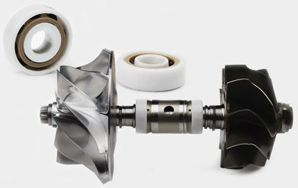 Full ceramic ball bearing turbocharger