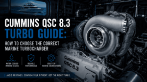 Cummins QSC 8.3 marine turbocharger guide